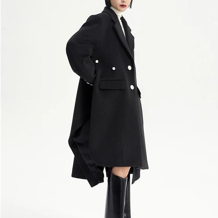 Women's Wool Light Gray Coat