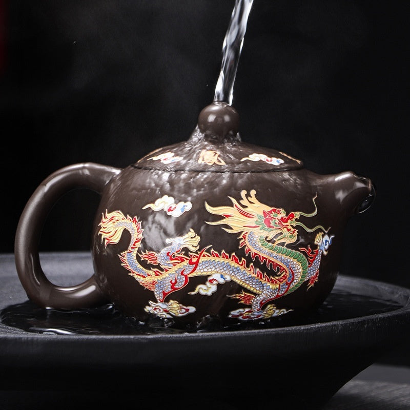 Chinese Style Kung Fu Teapot That Heats Up When Exposed To Water