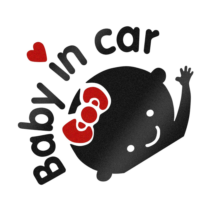 Baby on Board Cartoon Car Sticker