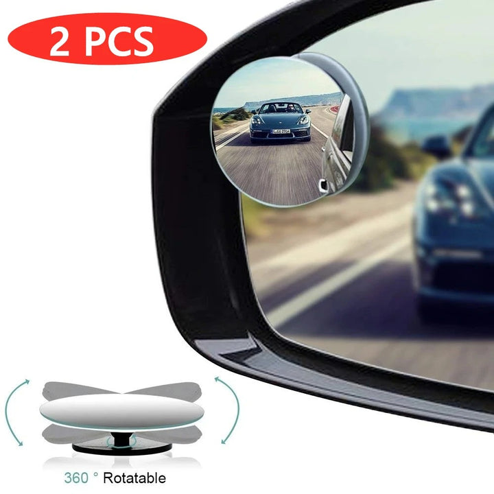 360° Adjustable HD Glass Blind Spot Mirrors