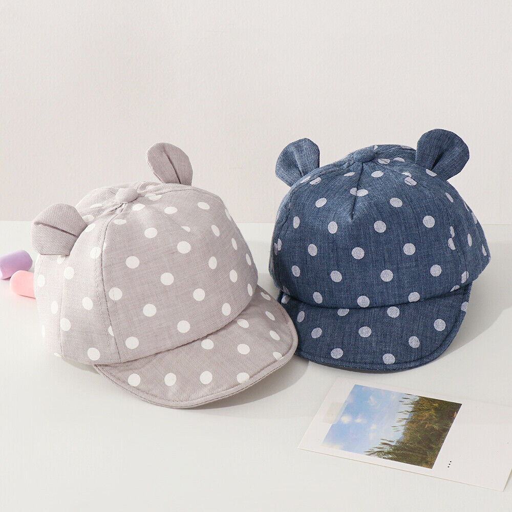 Cute 3D Ear Animal Cotton Sunhat for Toddlers