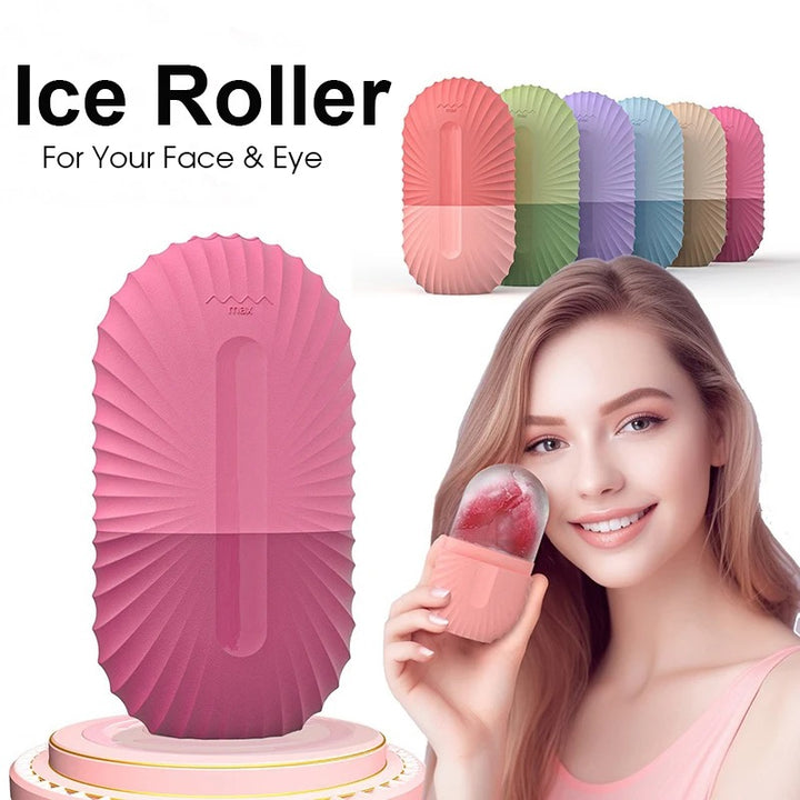 Reusable Silicone Ice Facial Roller for Face and Eyes