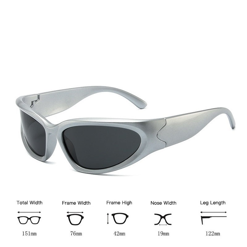 Y2K Punk Sports Sunglasses for Men and Women