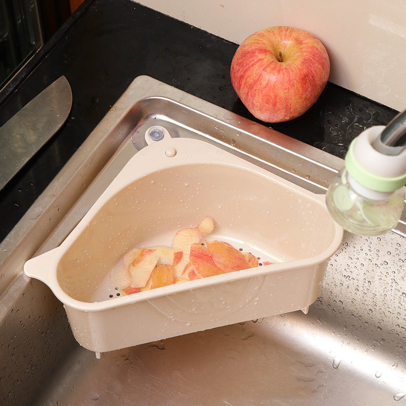 Modern Kitchen Sink Organizer Tray - Eco-Friendly Drain Storage Basket for Leftovers & Soup Separation