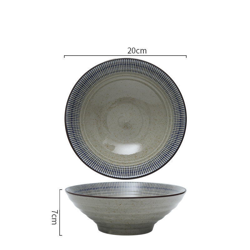 Japanese Ceramic Bowl Commercial Large Ramen