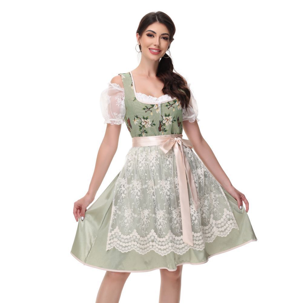 Munich Beer Lace Maid Performance Skirt Suit