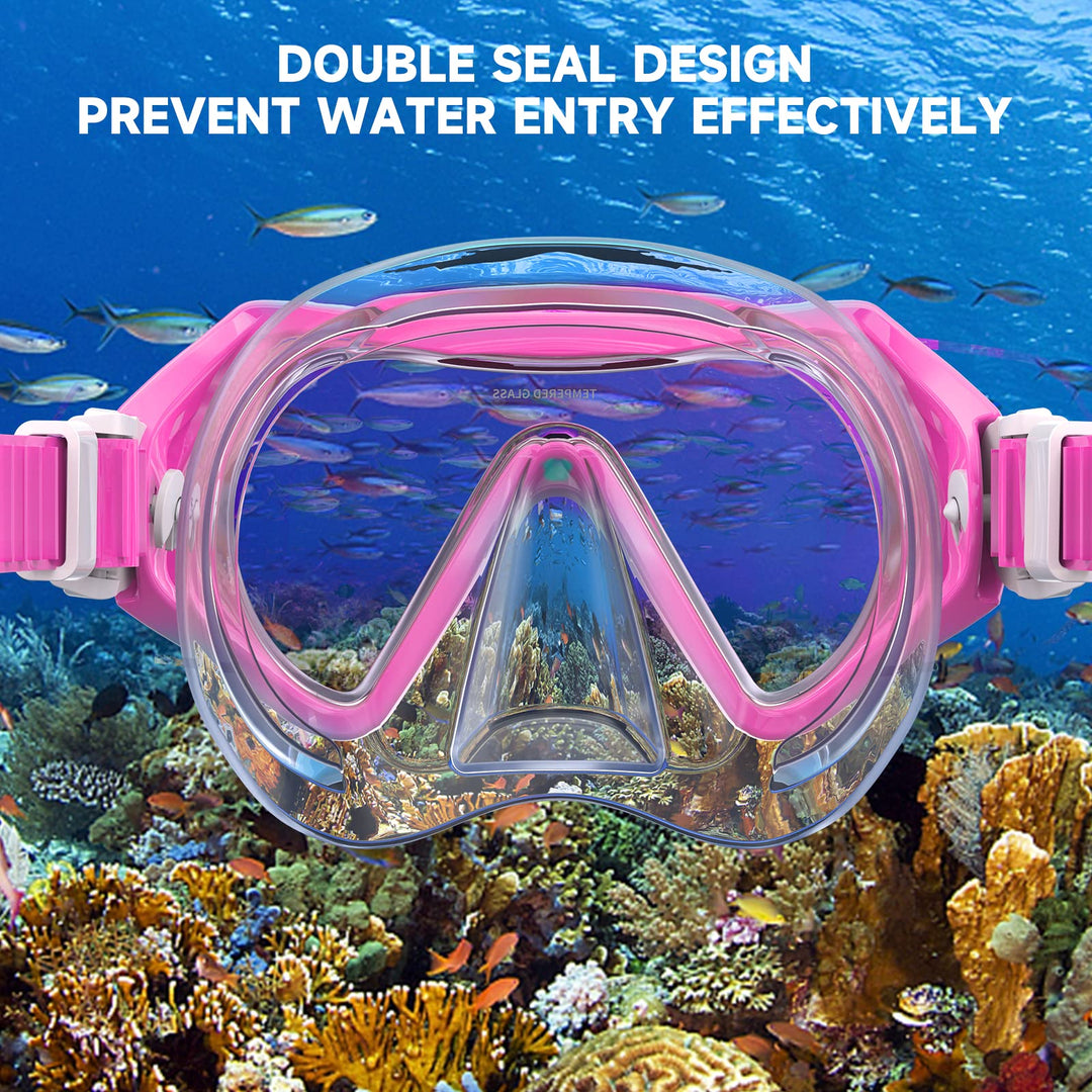 Kids Snorkel Mask with Nose Cover