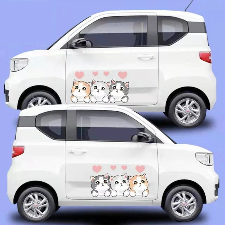 Cute Cartoon Cat Car Stickers