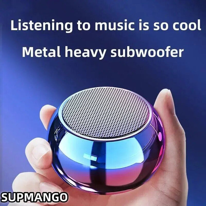 Portable Wireless Bluetooth Speaker with Extra Bass & Metal Build