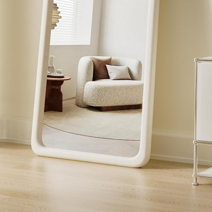 Arched Full-Length Flannel Mirror