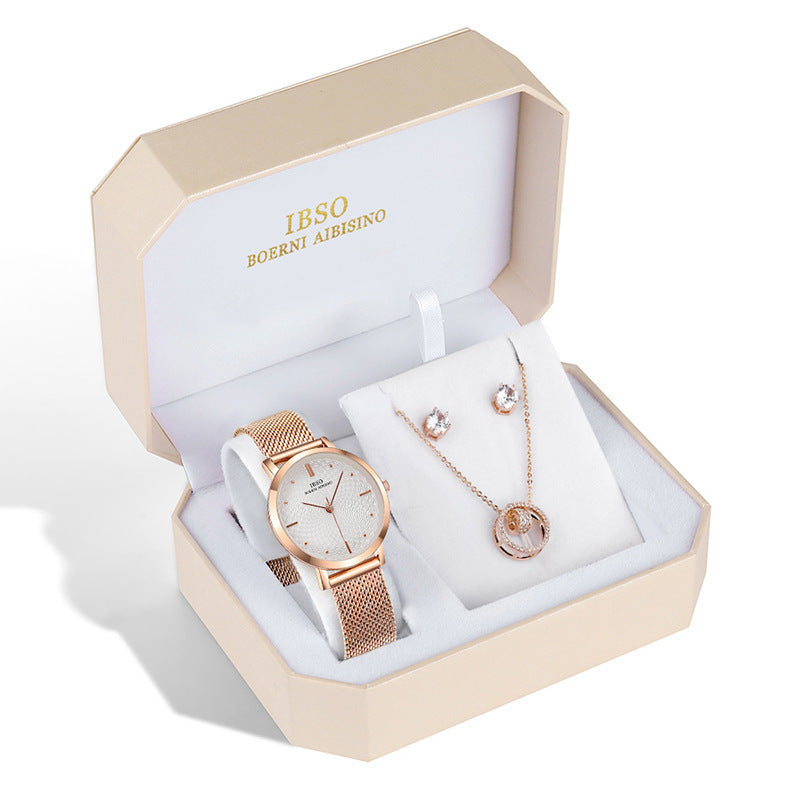 Temperament all-match necklace ladies watch