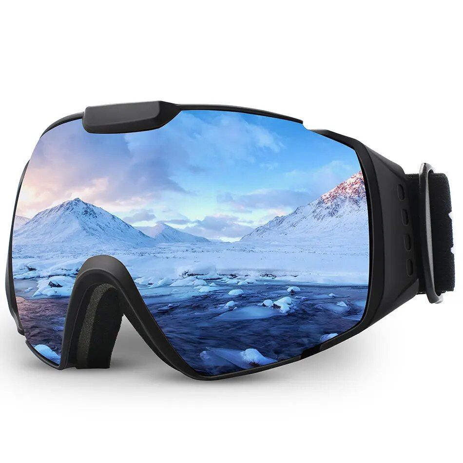 Multi-Purpose OTG Ski Goggles with Anti-Fog, UV Protection & Helmet Compatibility