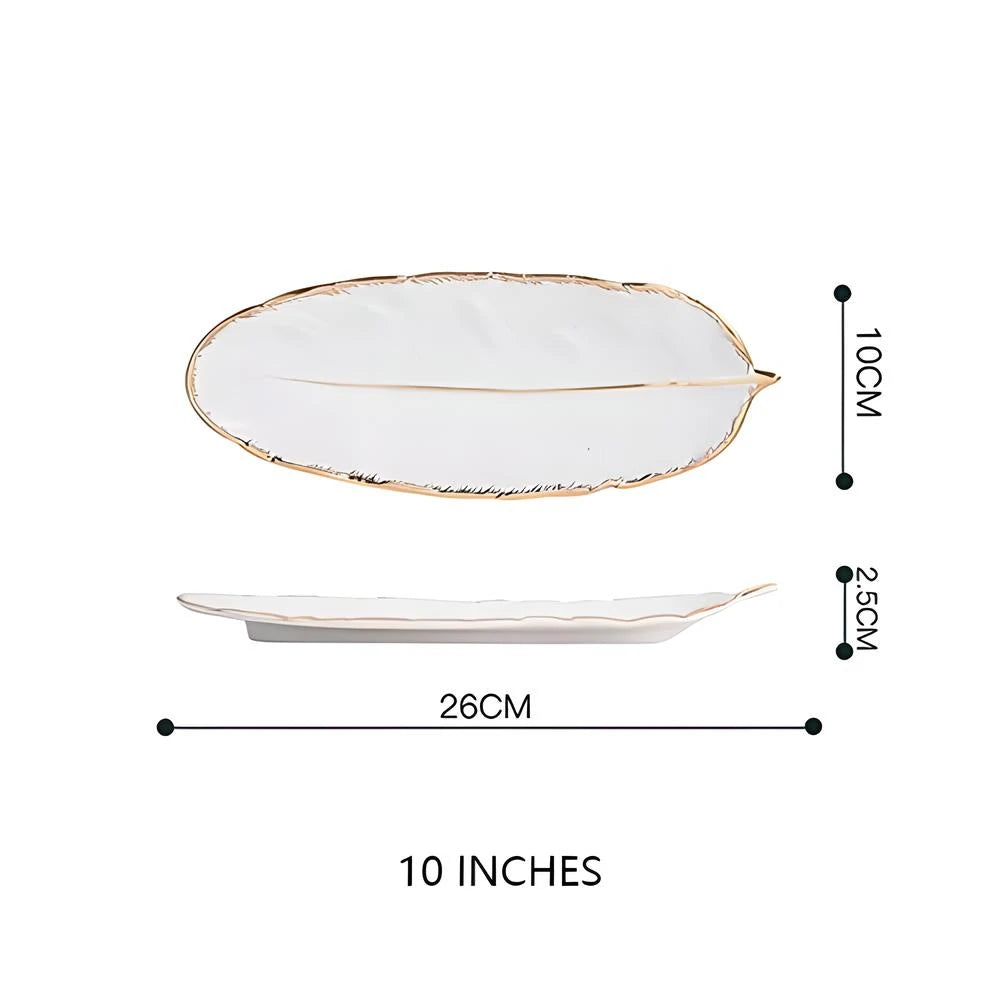 Luxury Nordic Ceramic Storage Tray for Jewelry and Tableware