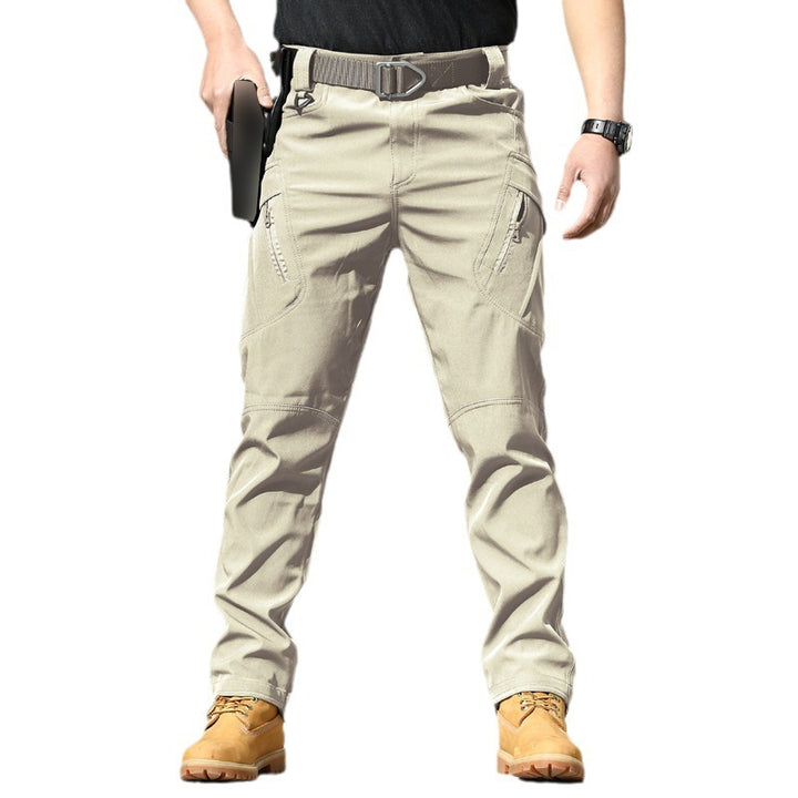 Tactical Outdoor Stretch Overalls Loose Soft Shell Pants Waterproof