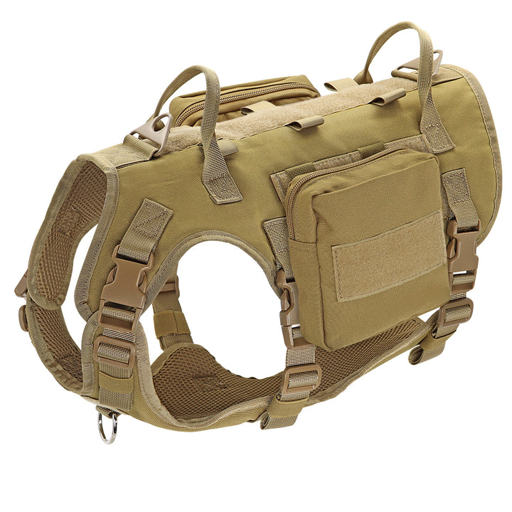 Adjustable Dog Tactical Harness Molle Vest