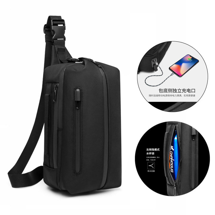 Sports crossbody bag men's chest bag