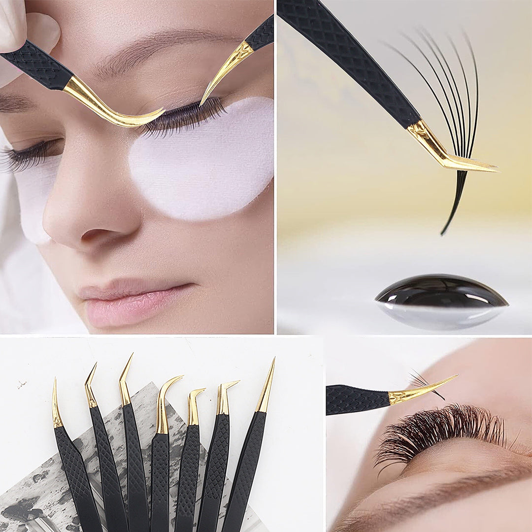 Stainless Steel Eyelash Tweezers