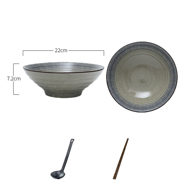 Japanese Ceramic Bowl Commercial Large Ramen