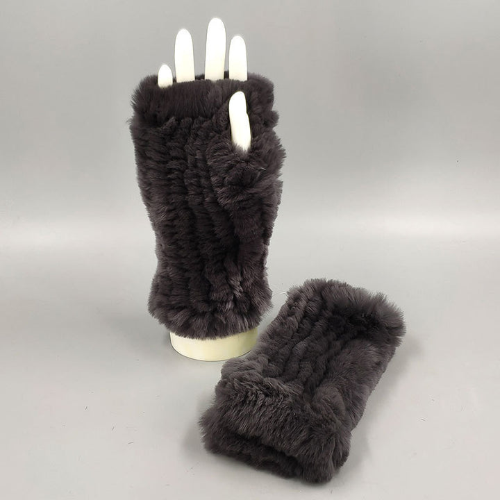 Winter Wristband Mid-length Gloves