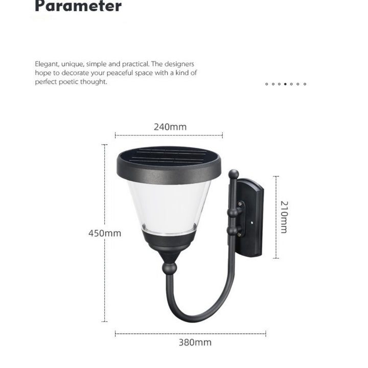 Home Solar Powered LED Waterproof Courtyard Light