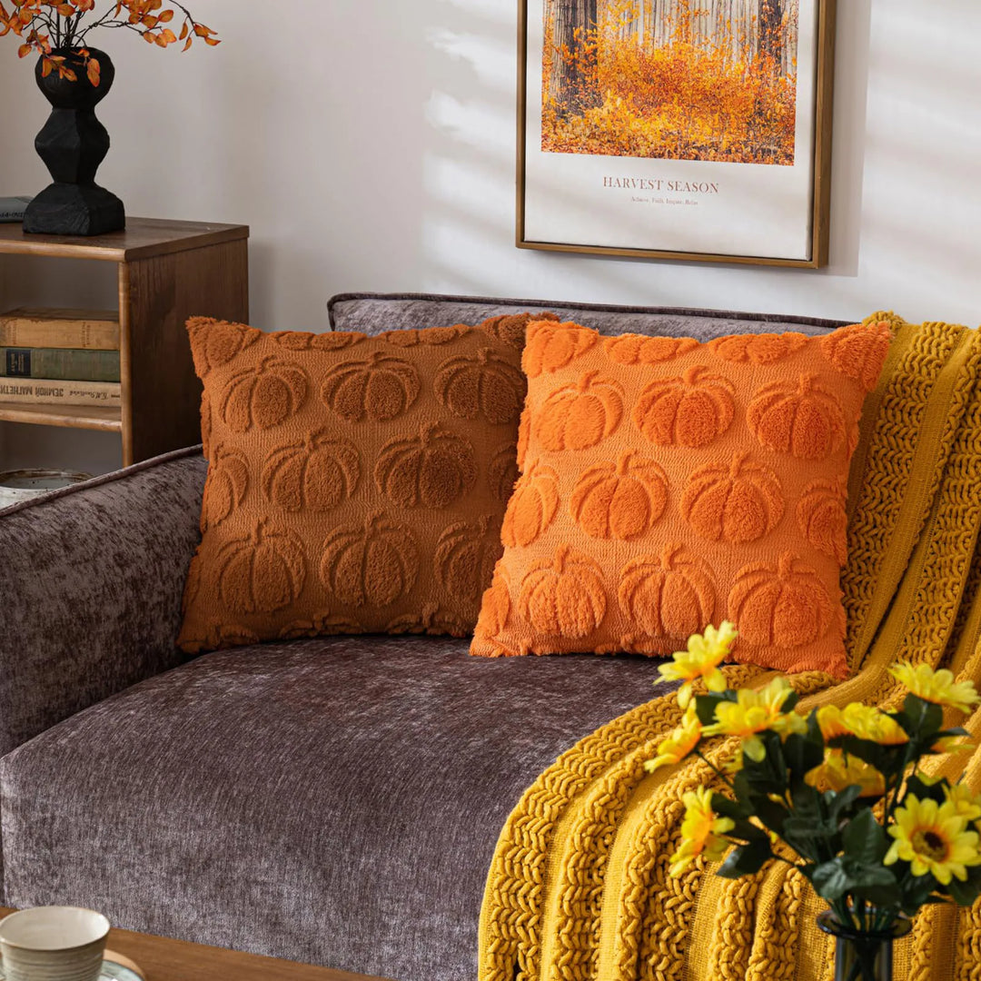 Autumn Pumpkin Cushion Cover