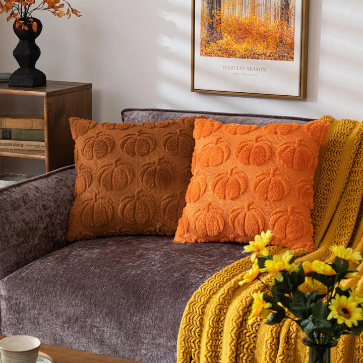 Autumn Pumpkin Cushion Cover