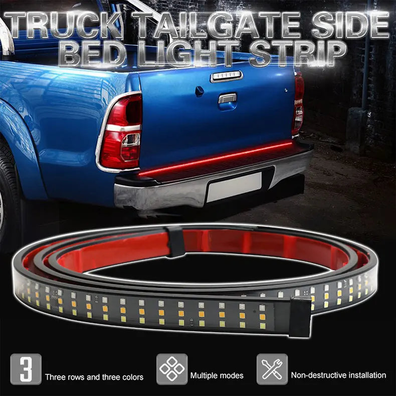 12V 48/60 Inch LED Tailgate Light Strip for Trucks