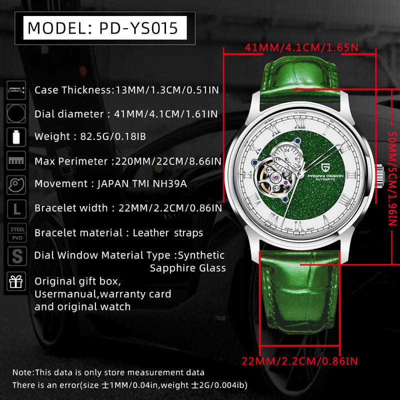 Elegant Starry Sky Men's Automatic Watch