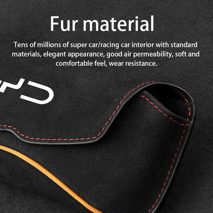 Luxurious Suede Leather Car Visor Glasses Holder