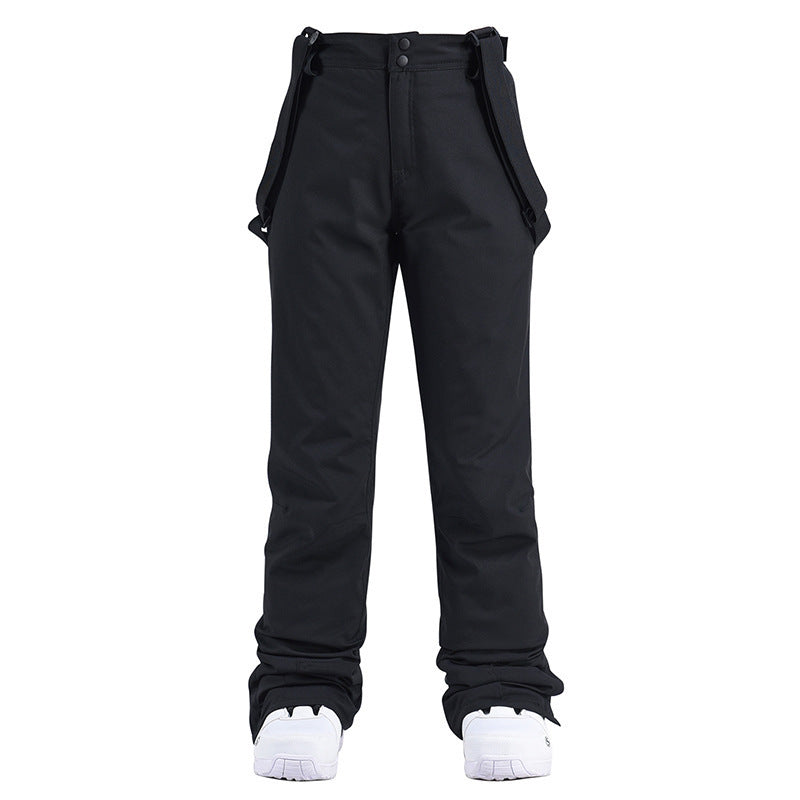 Ski Pants Men's Windproof Waterproof Detachable Elastic Waist Thick Thermal Cotton Pants Men