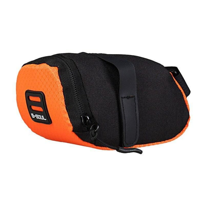 Compact High-Visibility Cycling Saddle Bag: Durable, Reflective, & Spacious