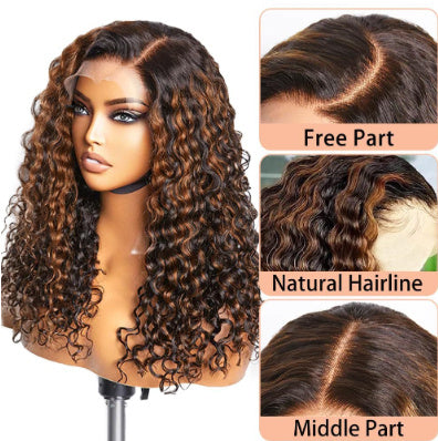 European And American Ladies Front Lace Synthetic Wigs