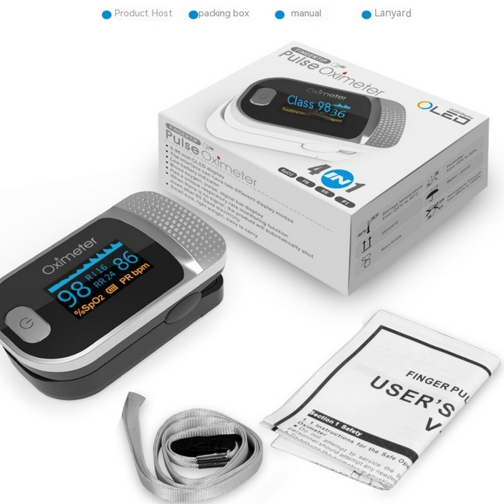 Boxym Smart Bluetooth 5.1 Oxymètre de pouls du bout des doigts HRV Variabilité de la fréquence cardiaque Moniteur APP Contrôle Enregistrement de données Oximetro De Dedo Support Android IOS