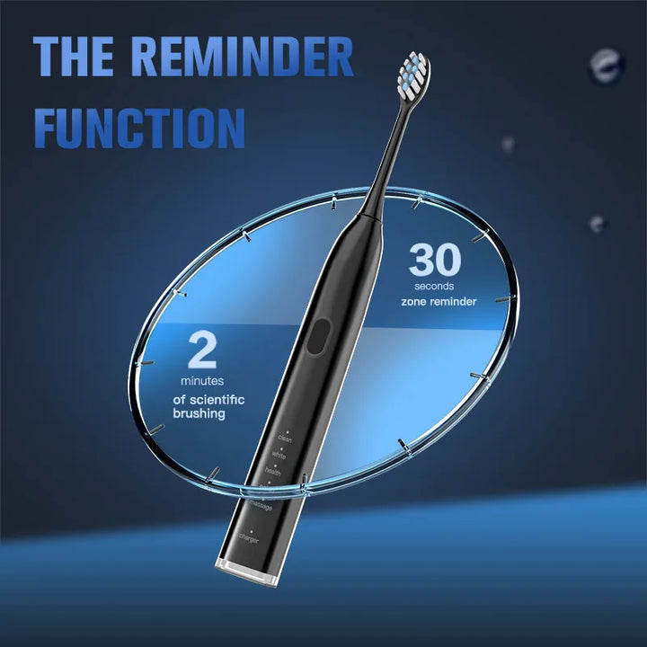 Sonic Electric Toothbrush with 5 Modes – Whitening & Deep Cleaning, IPX7 Waterproof