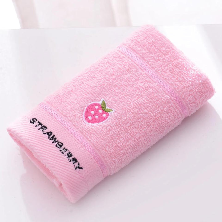 Adorable Cartoon Fruit Face Towel for Babies