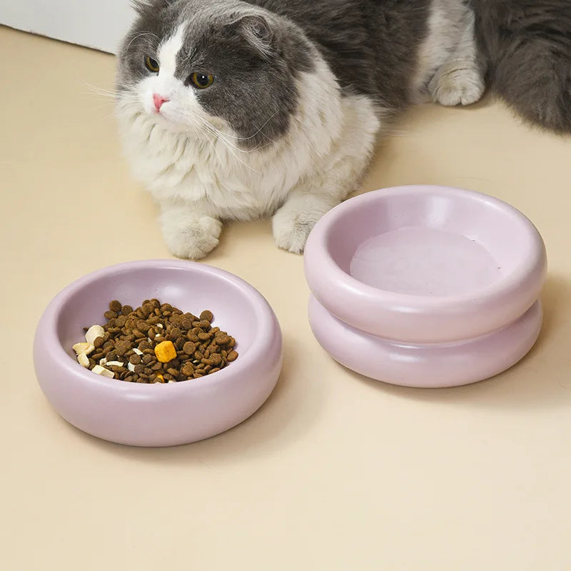 350ml Nordic Ceramic Cat Bowl