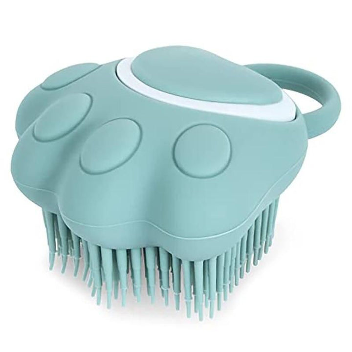 Multi-Purpose Silicone Pet Bath & Massage Brush for Dogs and Cats