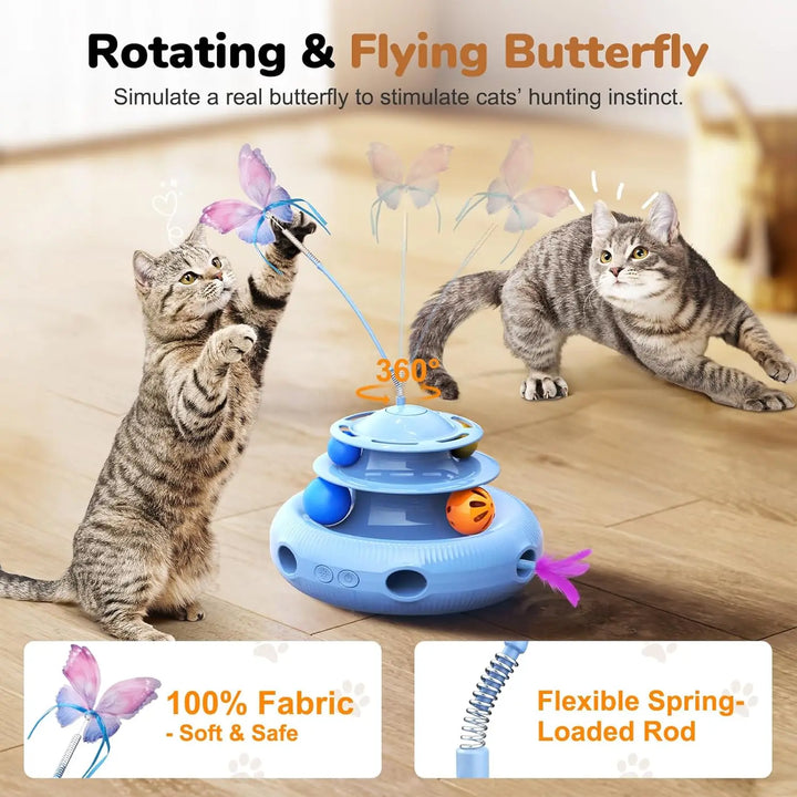 4-in-1 Rechargeable Interactive Cat Toy