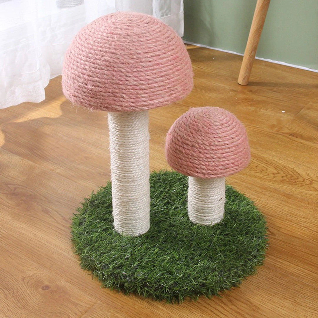 Deluxe Mushroom Cat Climbing Frame & Scratch Post