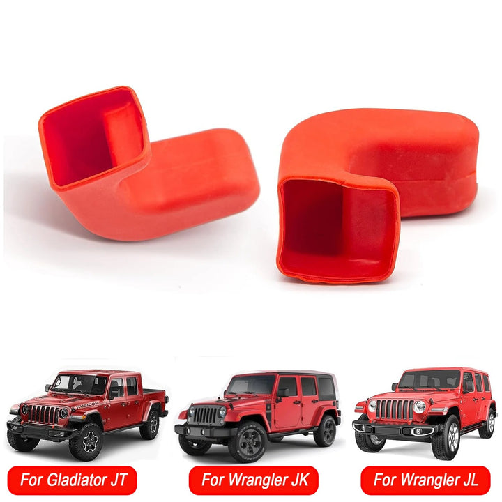 Jeep Wrangler & Gladiator Front Bumper Tow Hook Cover