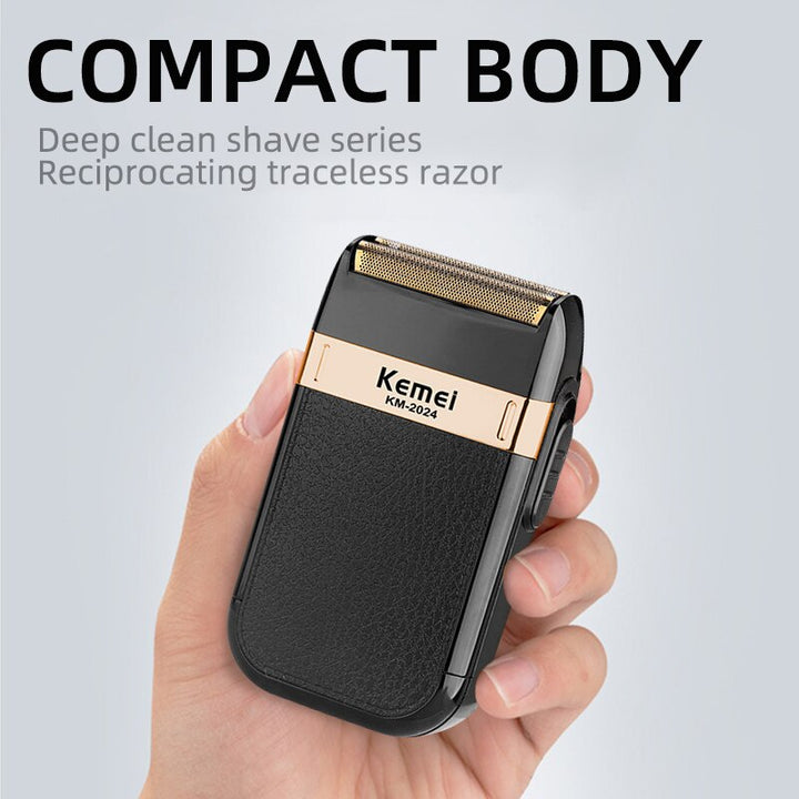 Cordless Twin Blade Electric Shaver for Men