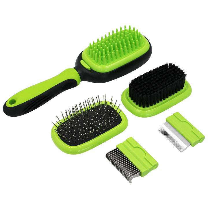 5-in-1 Pet Grooming Brush Set