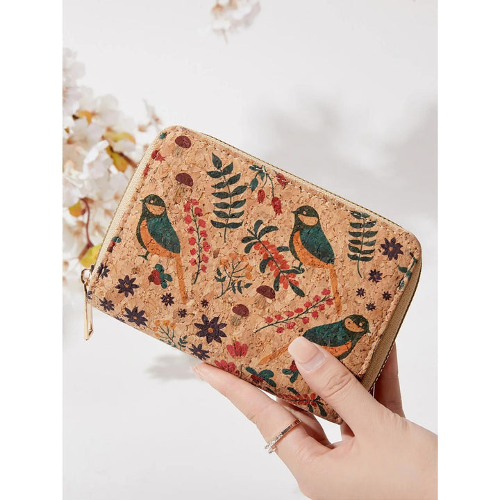 Vintage Printed Women's Short Wallet