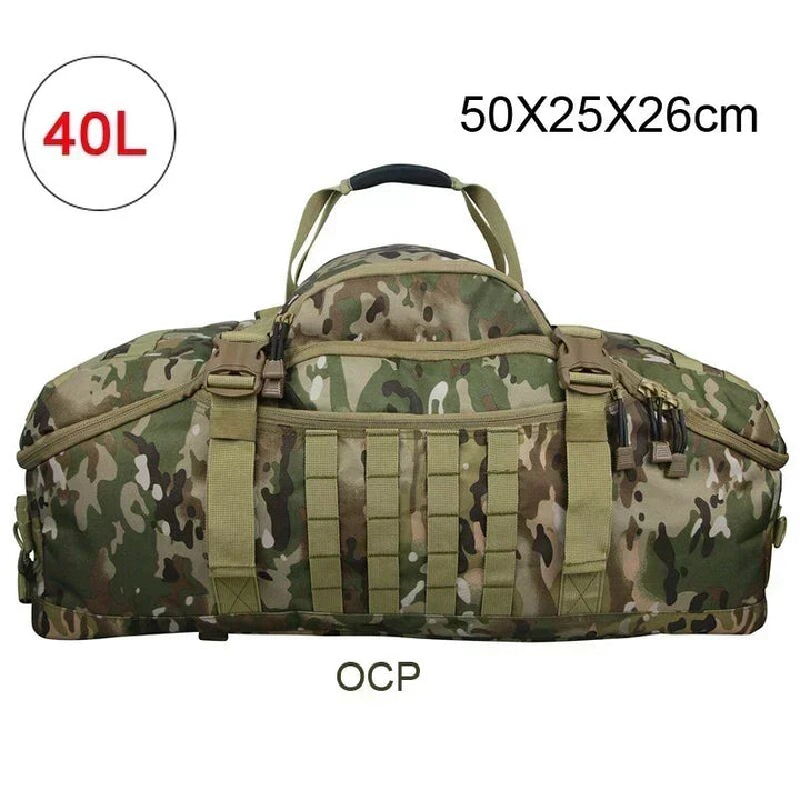 Ultimate 3-in-1 Military Tactical Backpack - Waterproof Duffle Bag for Outdoor Adventures