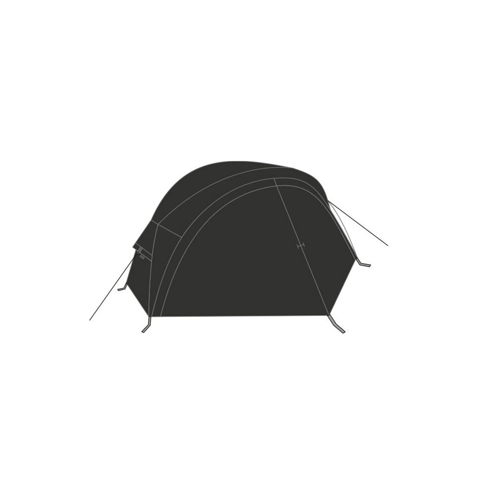 Lightweight Outdoor Camping Tent with Mosquito Net and Aluminum Poles