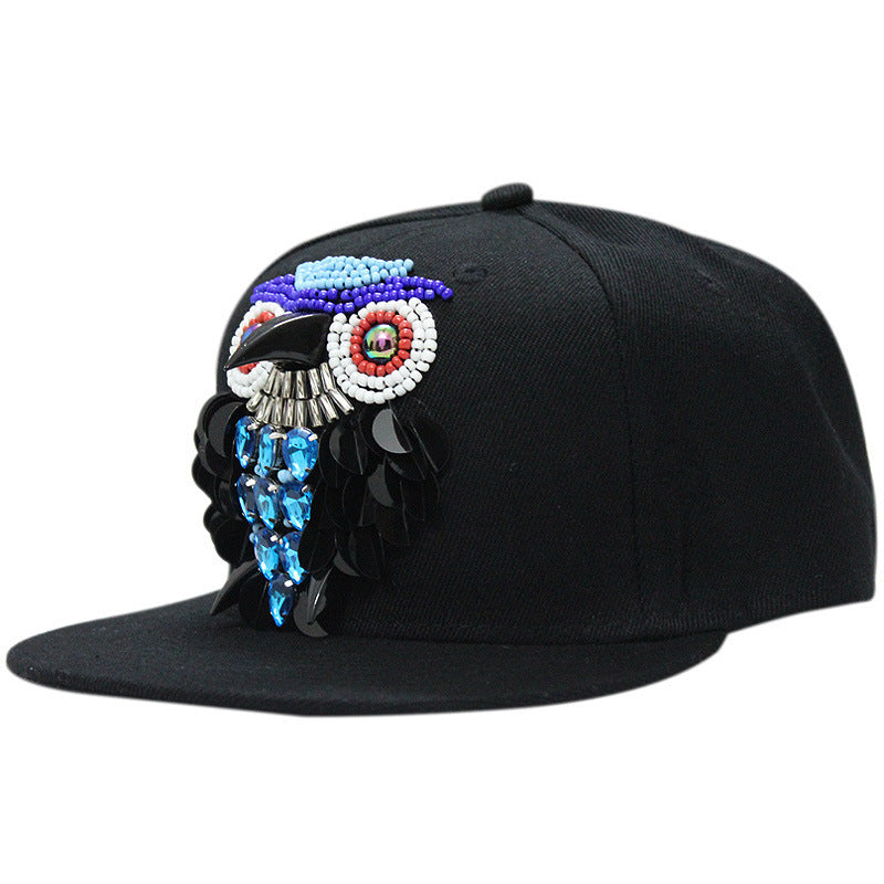 European And American Harajuku Style Hat Nail Cross Skull Rivet