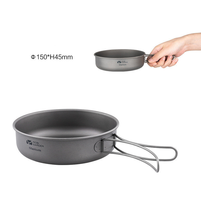 MU Gaodi Outdoor Camping Frying Pan Portable 2-4 People Team Multi-function Combination Pot Cooker