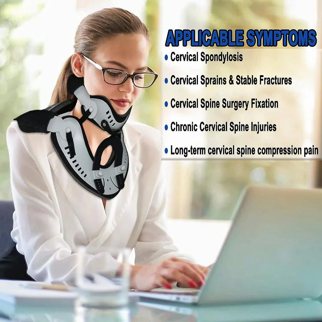 Adjustable Orthopedic Cervical Collar - Neck Support & Pain Relief Brace