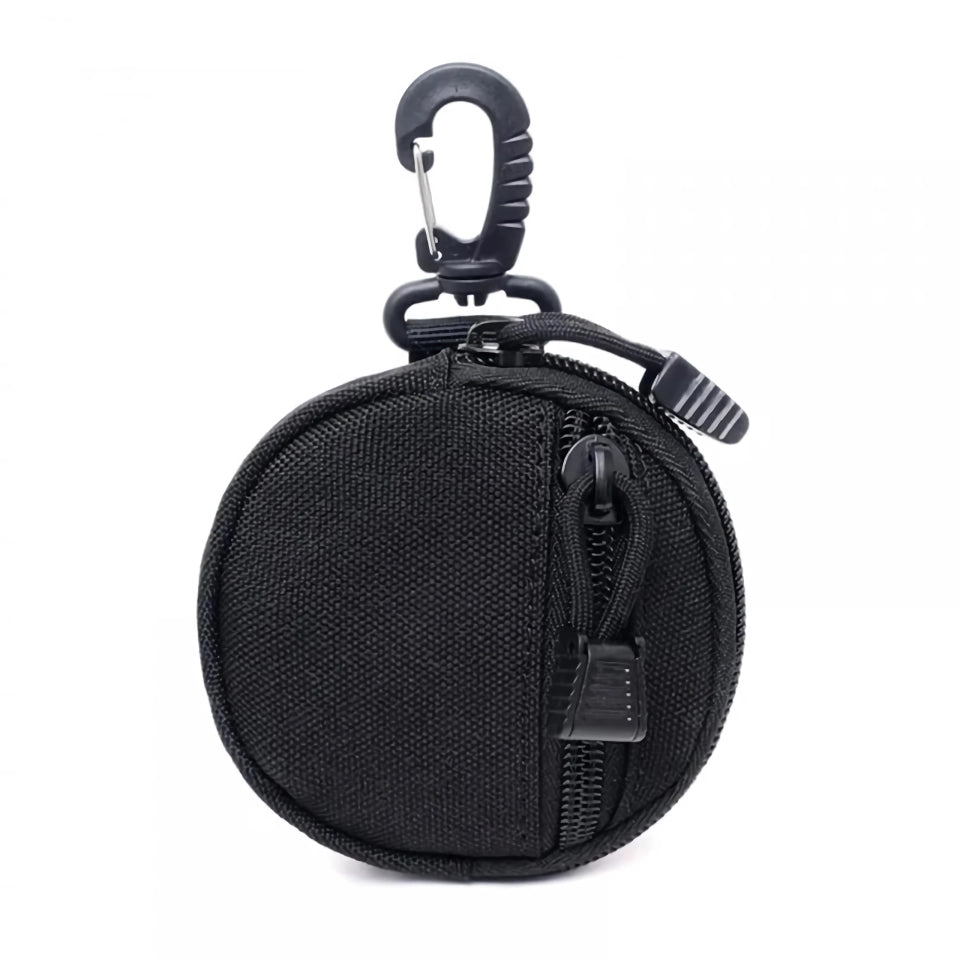 Portable Tactical Dog Treat Pouch with Rotatable Carabiner for Training