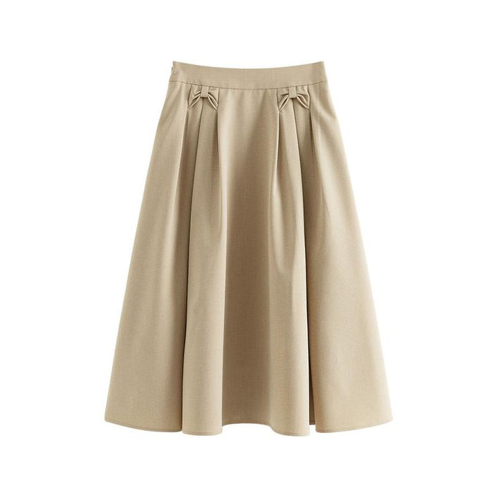 Chic Summer Pleated A-Line Skirt
